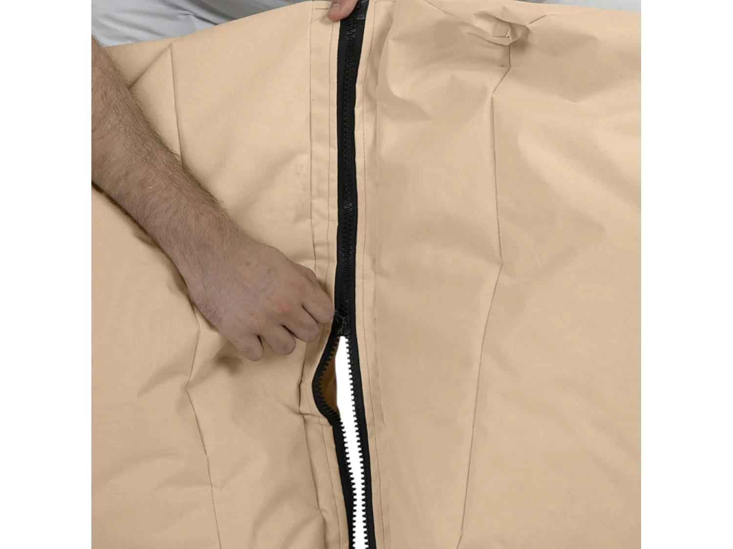 Pouf bain de soleil extérieur taupe ARTA