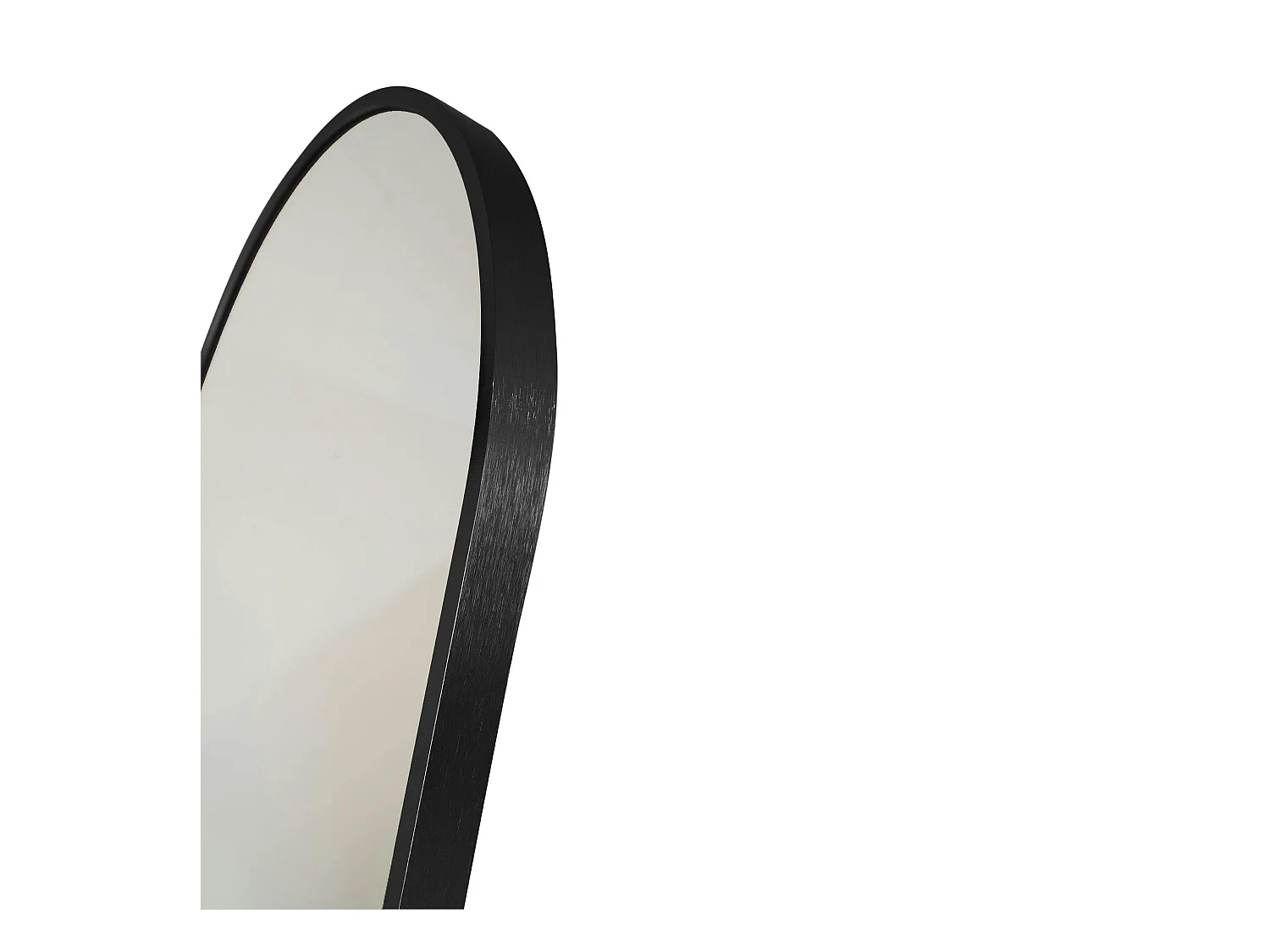 Miroir sur pied avec cadre noir 40x150 cm SEOUL