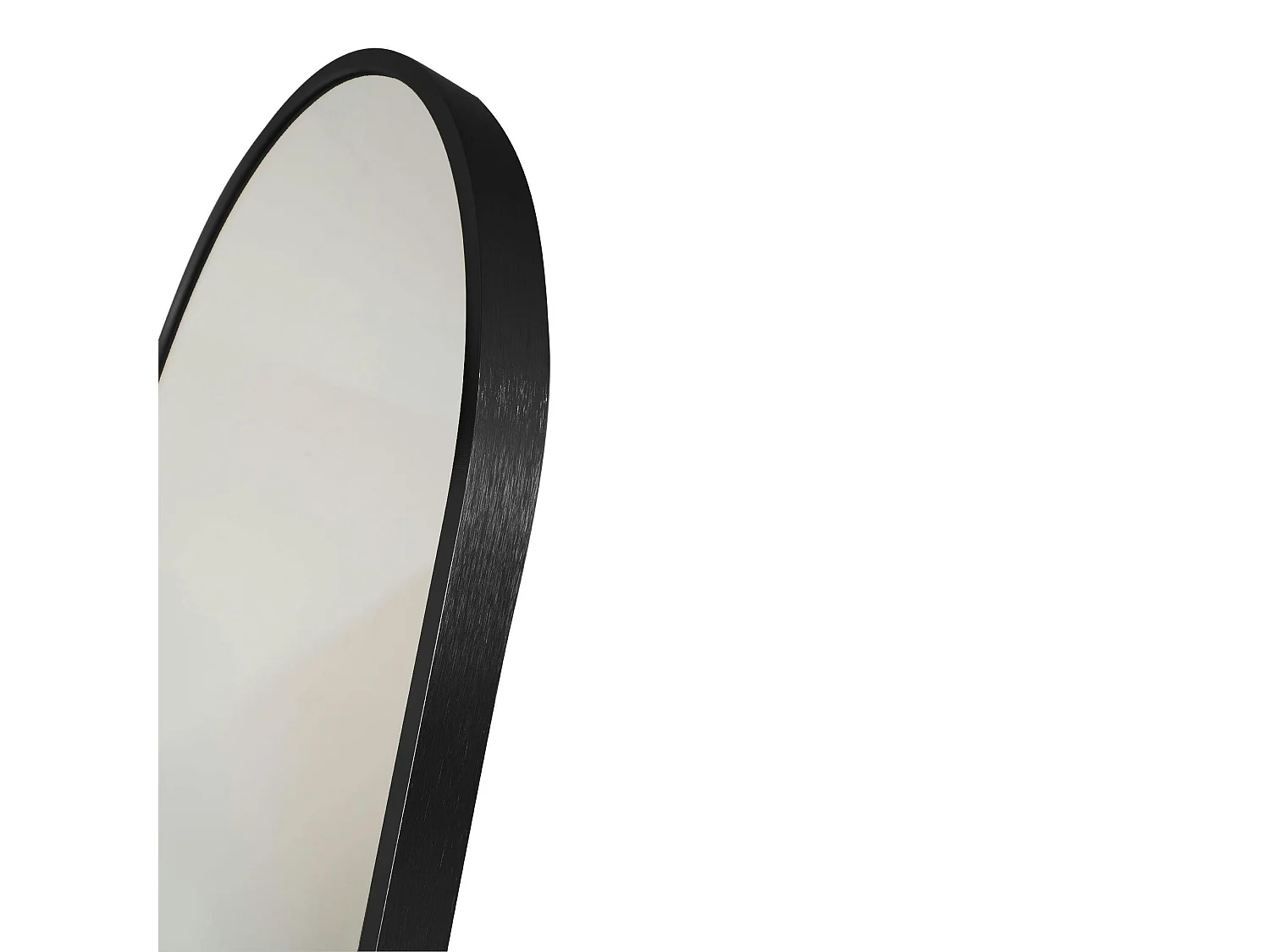 Miroir sur pied avec cadre noir 40x150 cm SEOUL