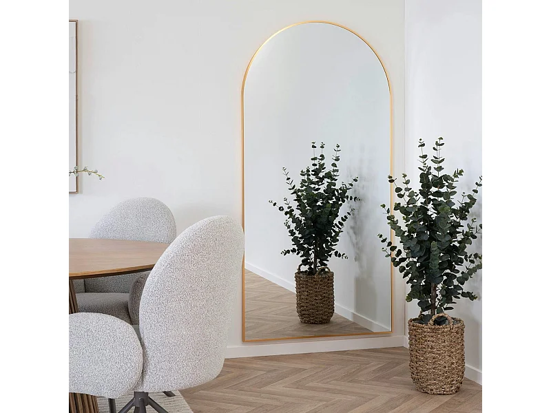 Miroir arche avec cadre doré 90x180 cm SEOUL