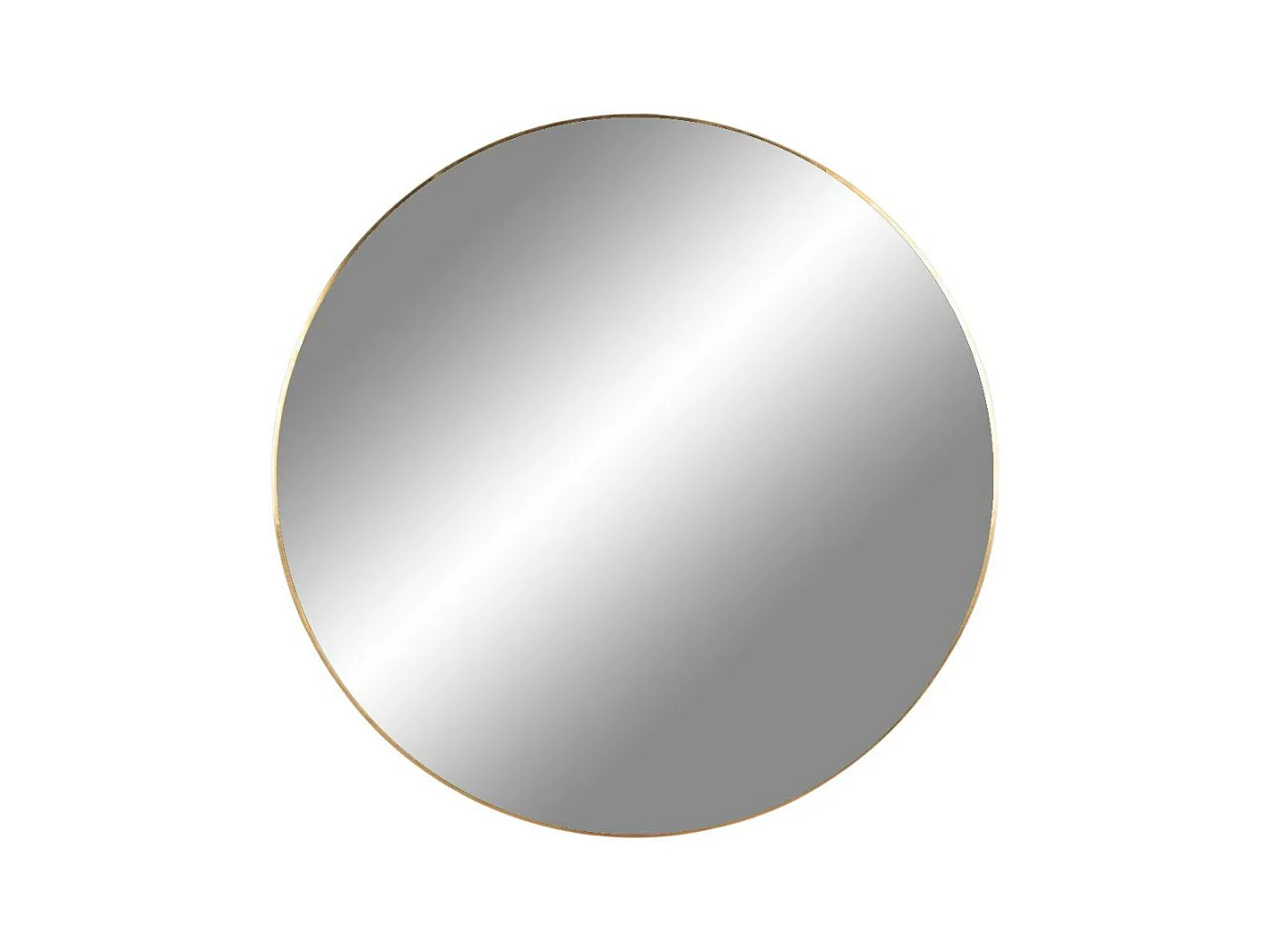 Miroir rond avec cadre doré ø100 cm SEOUL
