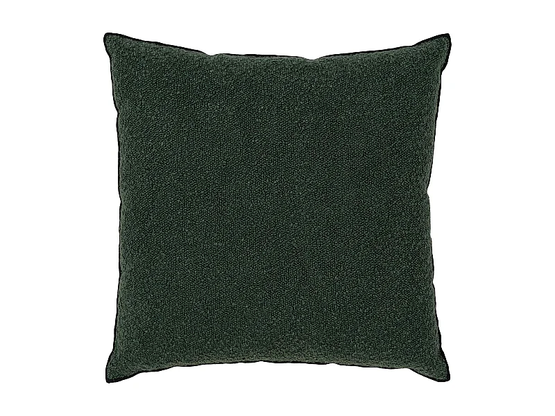 Coussin déco vert foncé BRUGES