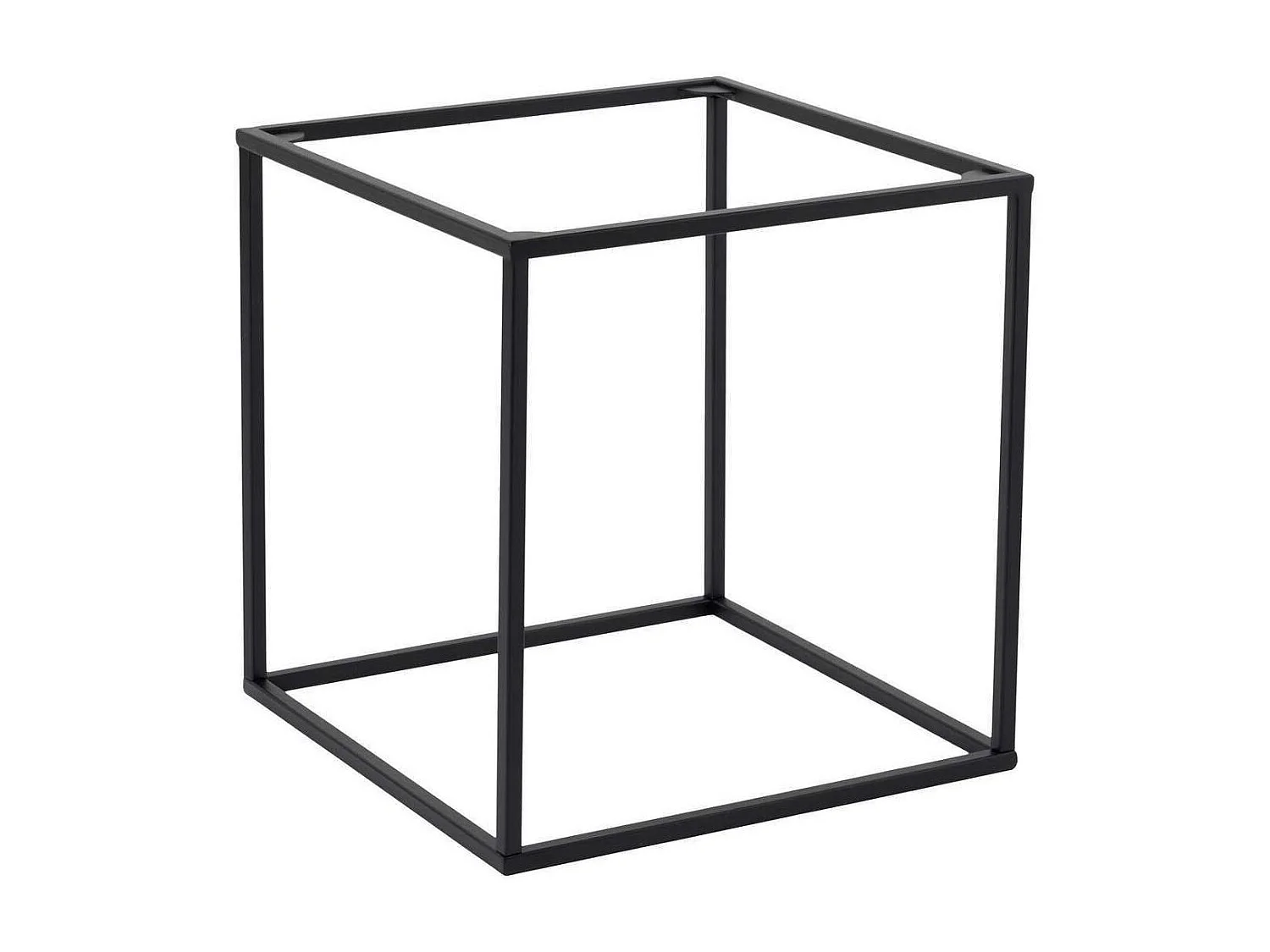 Bout de canapé cube noir – plateau mobile, style design SFAX