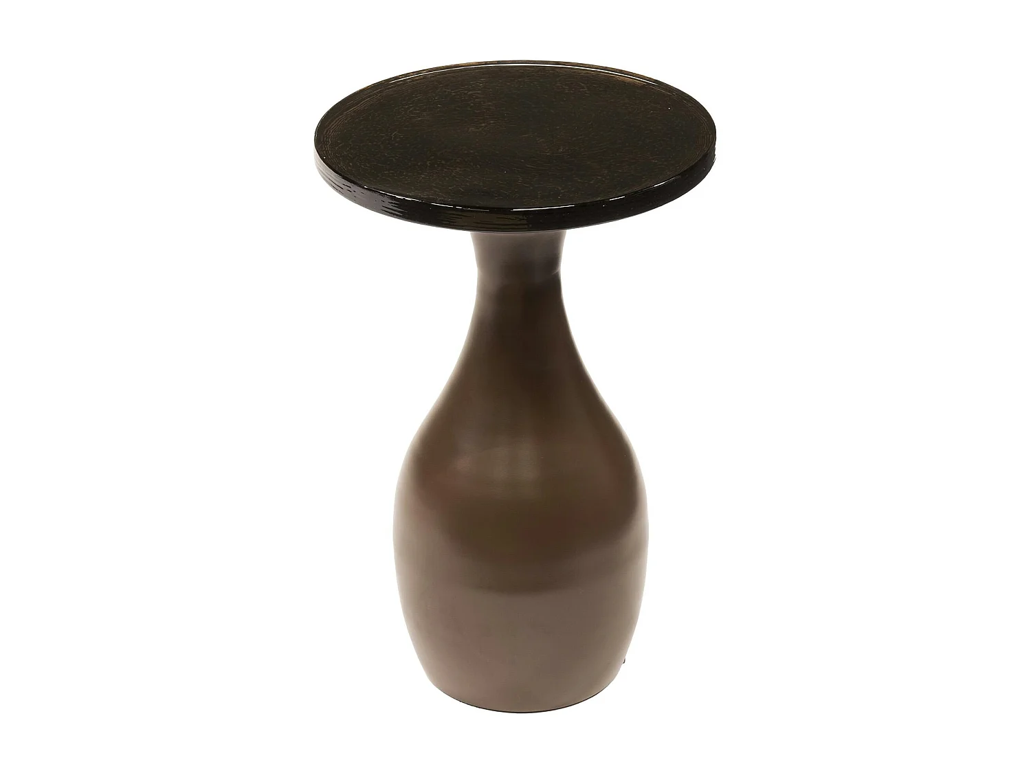 Table d’appoint en verre – cuivre antique, 45 cm LAGUNA