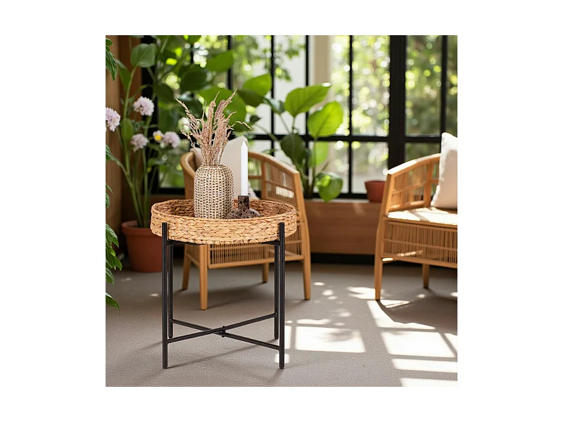 Table d’appoint canapé – plateau Jacynthe d'eau BRUGES