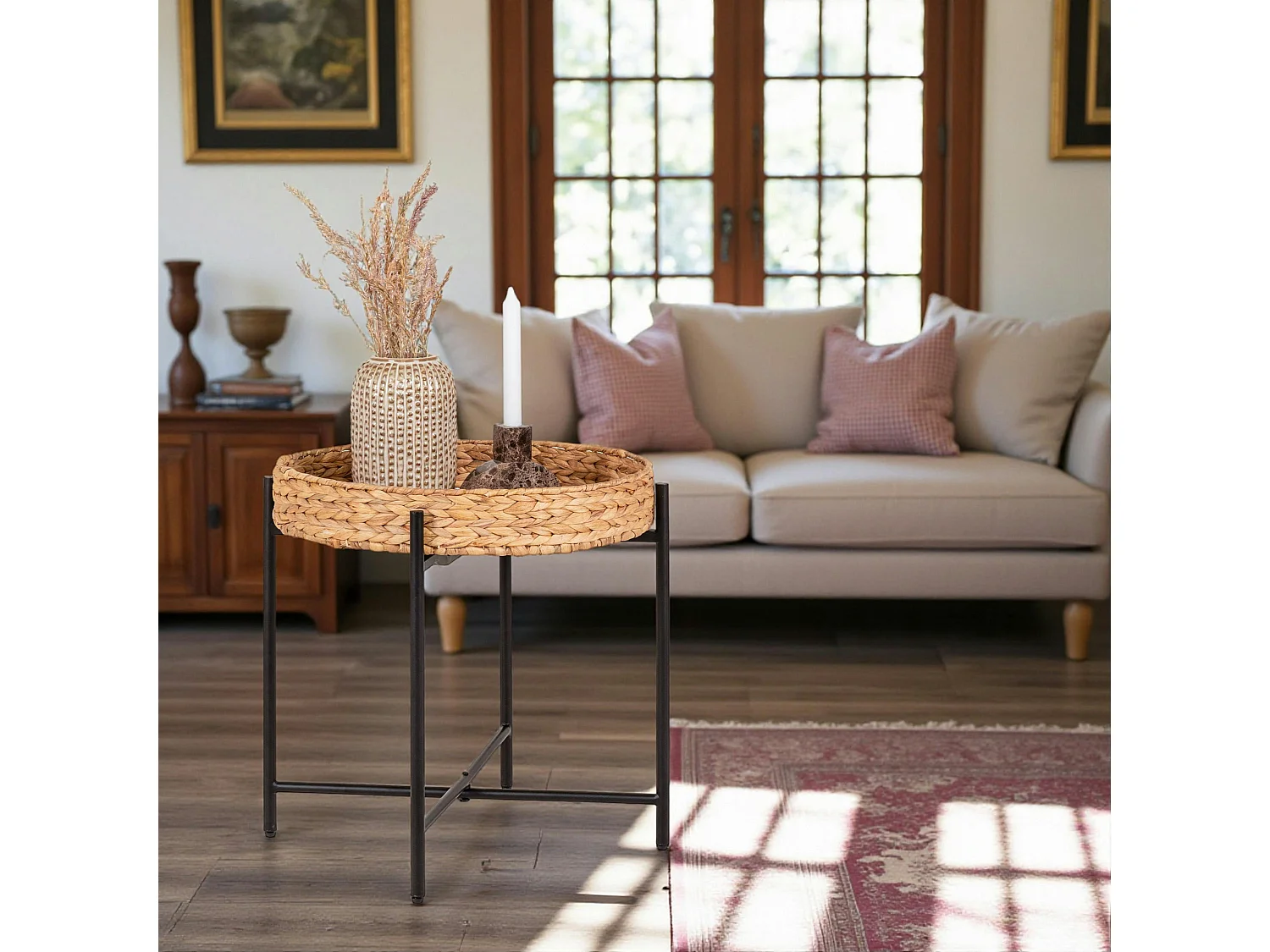 Table d’appoint canapé – plateau Jacynthe d'eau BRUGES