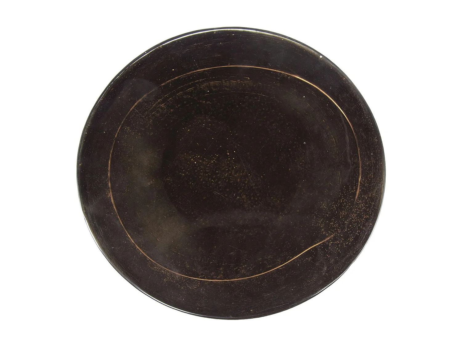 Table d’appoint en verre – cuivre antique, 60 cm LAGUNA