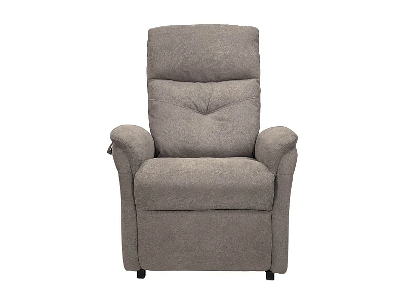 Fauteuil relax releveur tissu polyester taupe - VITILIS