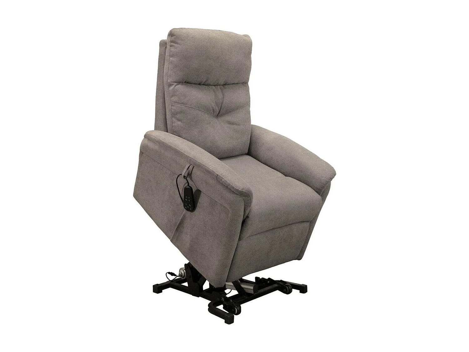 Fauteuil relax releveur tissu polyester taupe - VITILIS