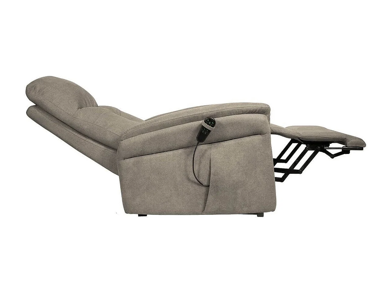 Fauteuil relax releveur tissu polyester taupe - VITILIS