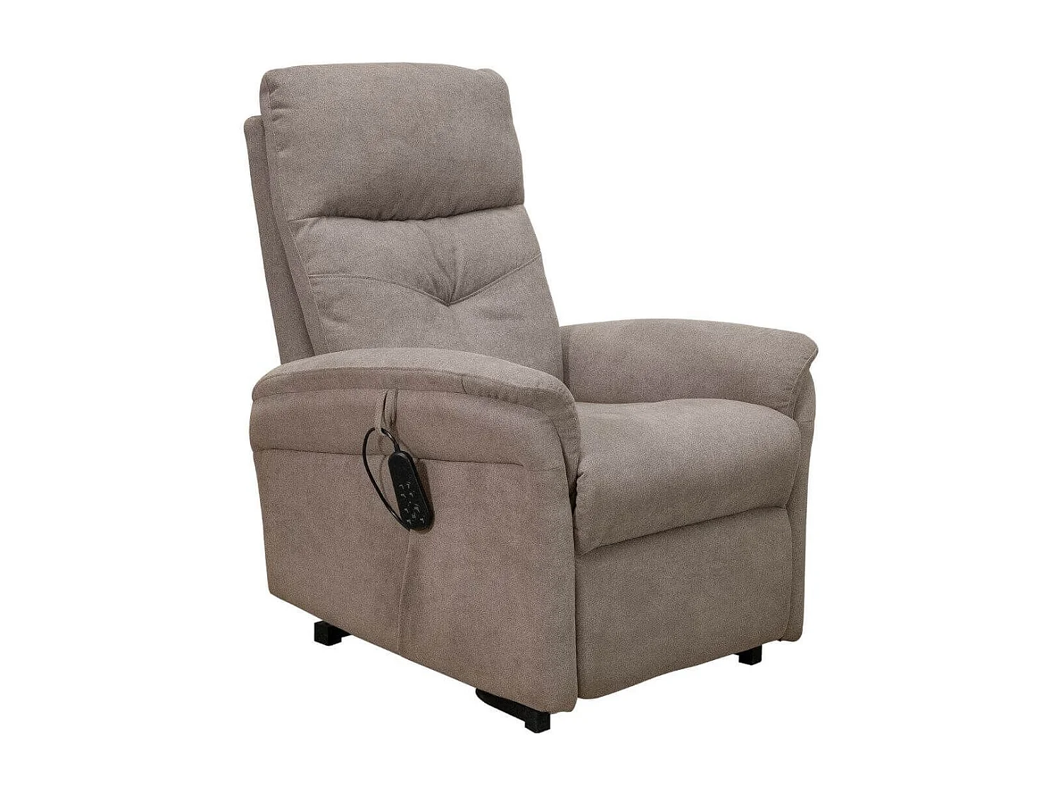 Fauteuil relax releveur tissu polyester taupe - VITILIS