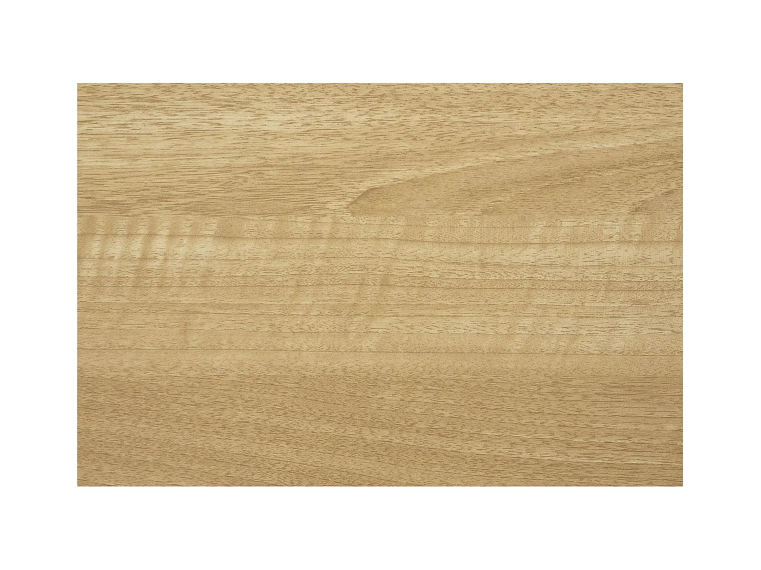 Table bistrot mélamine effet bois – pied métal, 70 cm NAPA