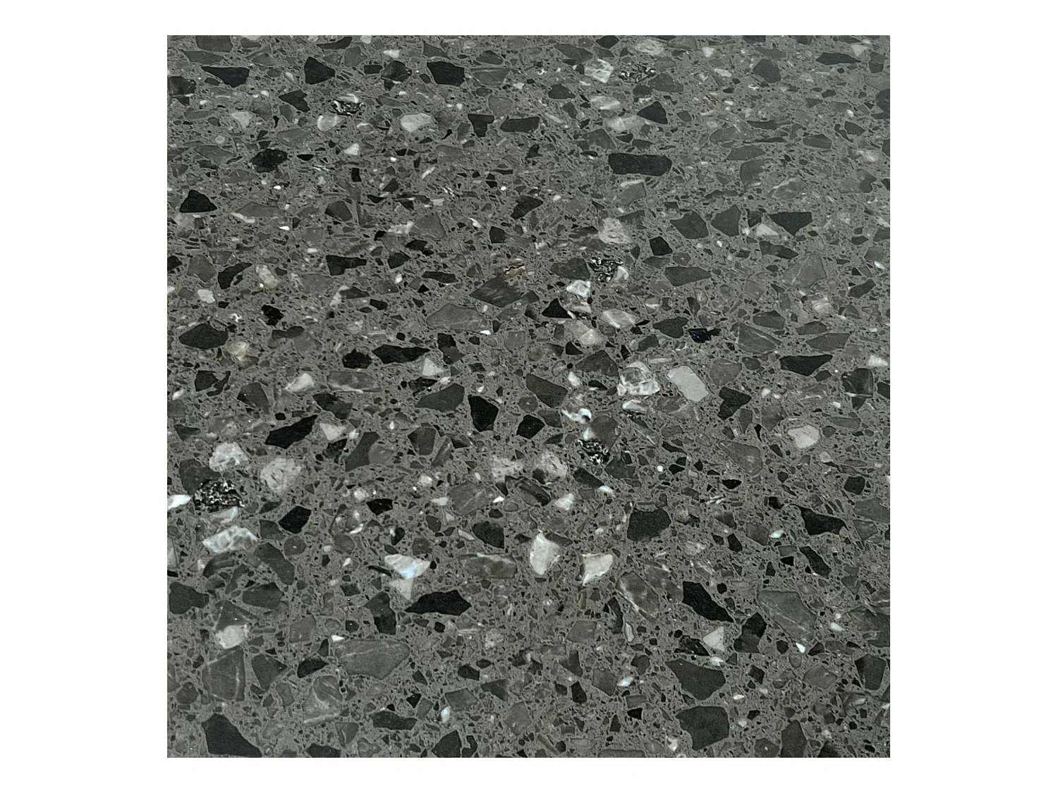 Table céramique extensible - terrazzo gris 120-180 cm VICO