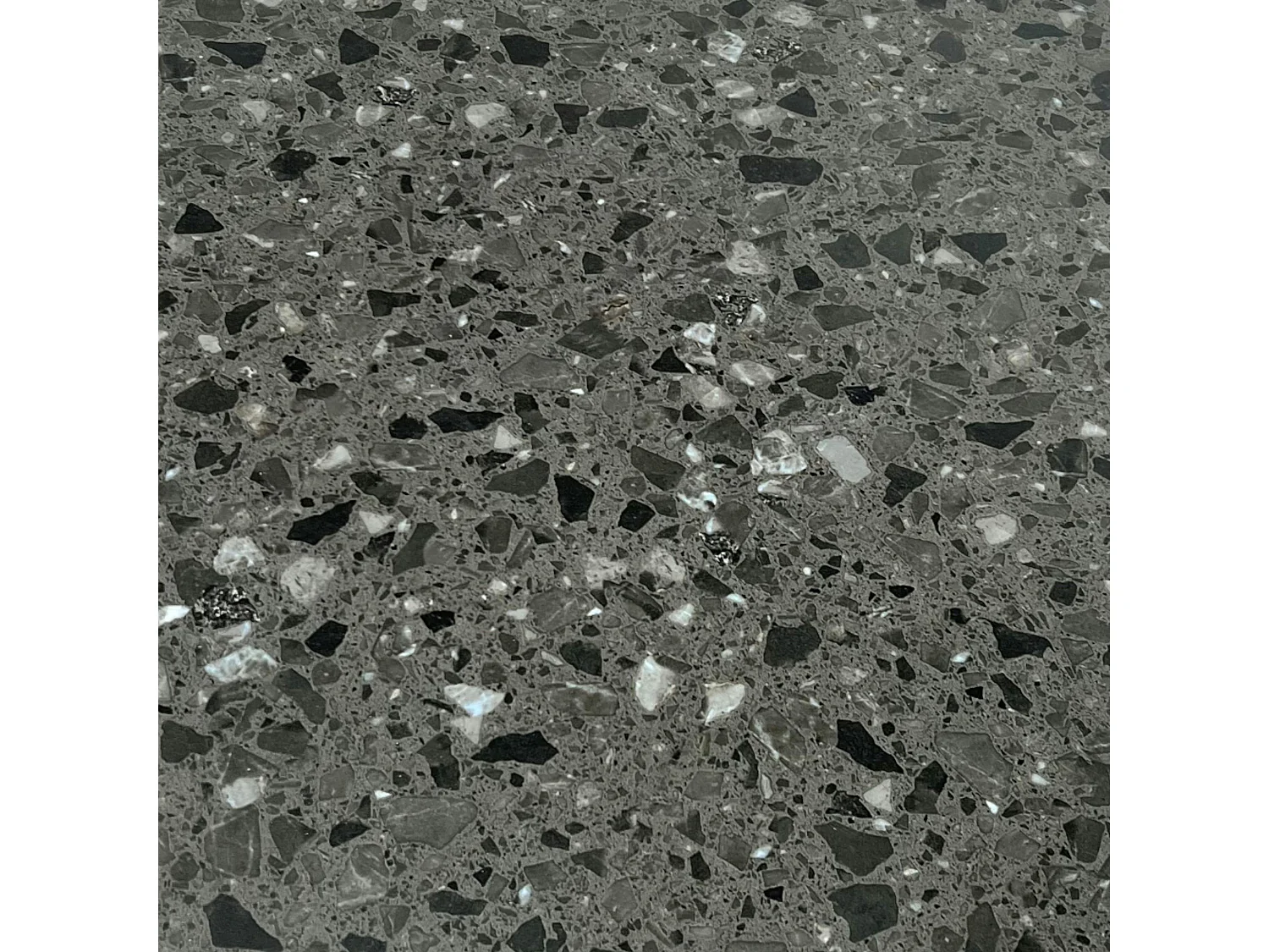 Table céramique extensible - terrazzo gris 120-180 cm VICO