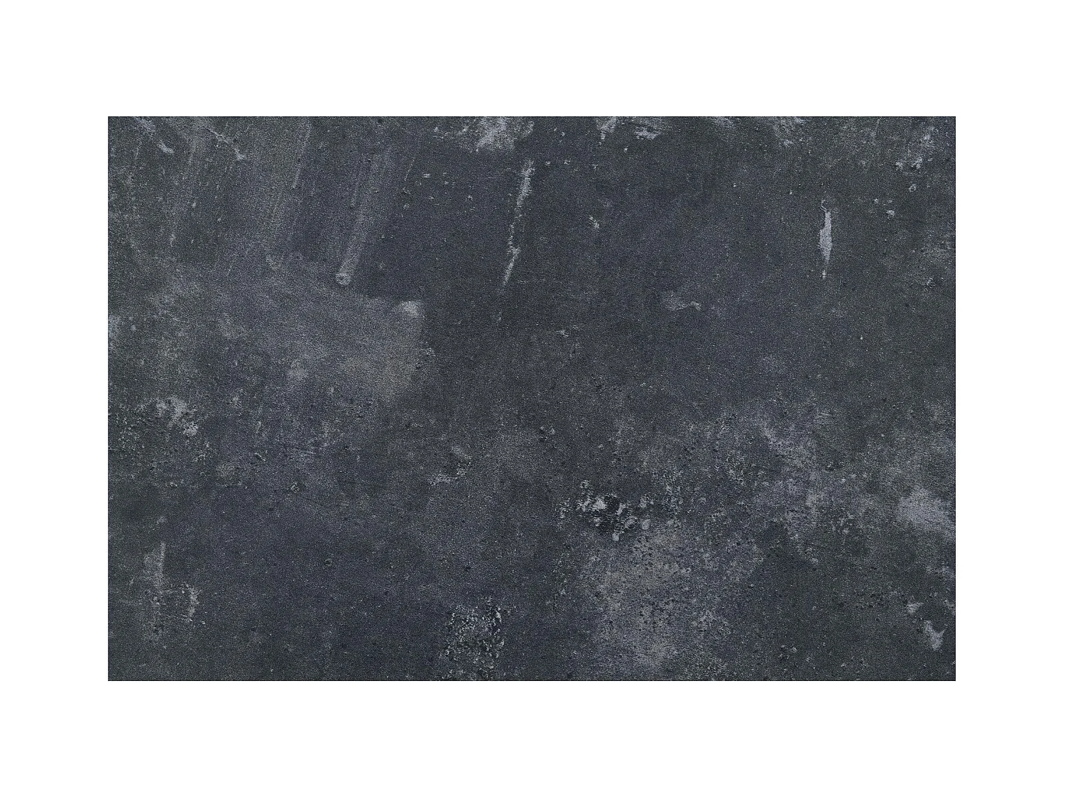 Table bistrot mélamine grise - pied métal noir, 70 cm NAPA