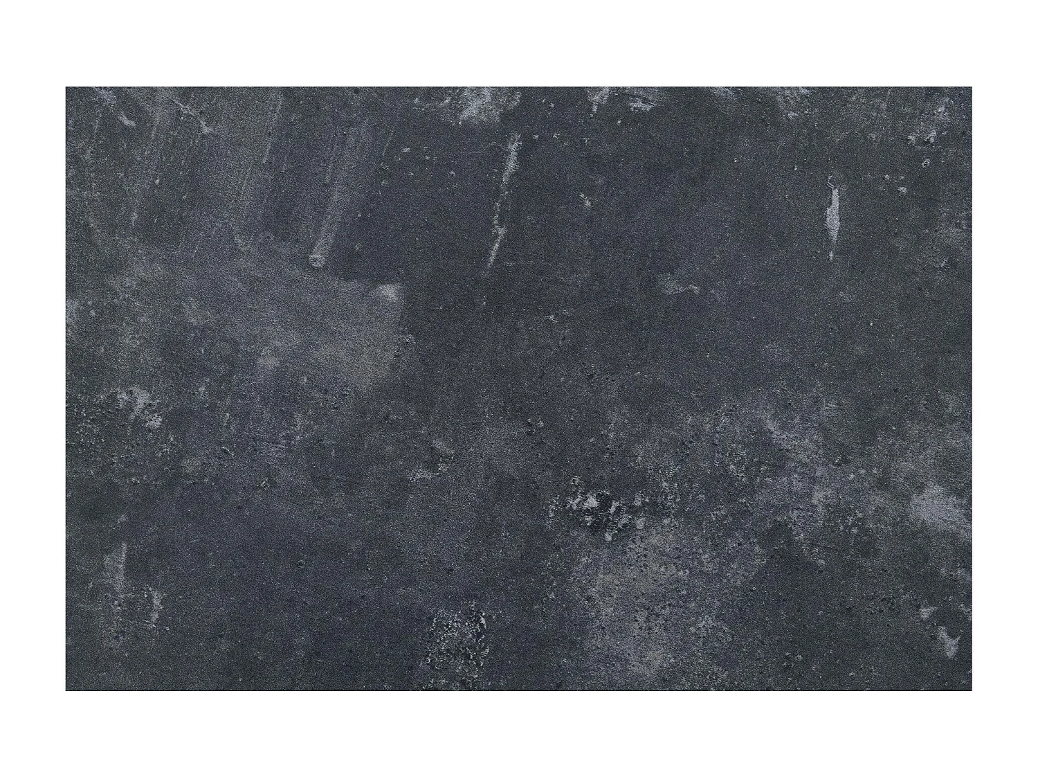 Table bistrot mélamine grise - pied métal noir, 70 cm NAPA