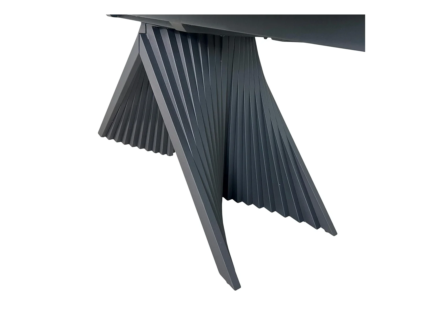 Table extensible céramique - pied origami 180-280 cm LOMBARDIE