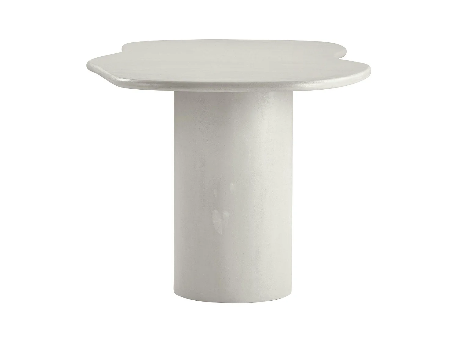 Table à manger moderne grise - organique, 200 cm ALBERTA