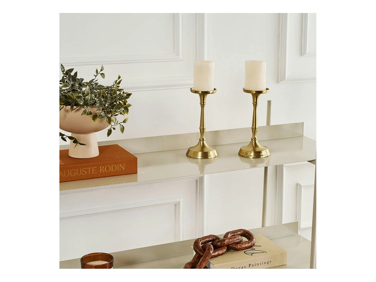 Étagère métal taupe 3 niveaux H 106 cm – esprit loft SFAX