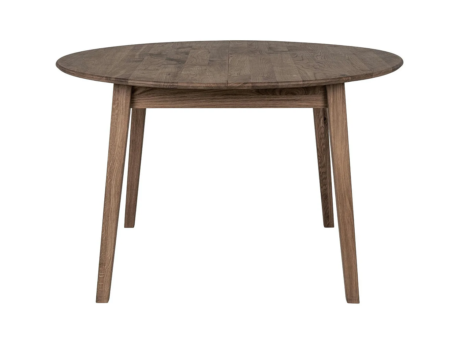 Table extensible ronde en bois brun 118-158 cm SAVONE