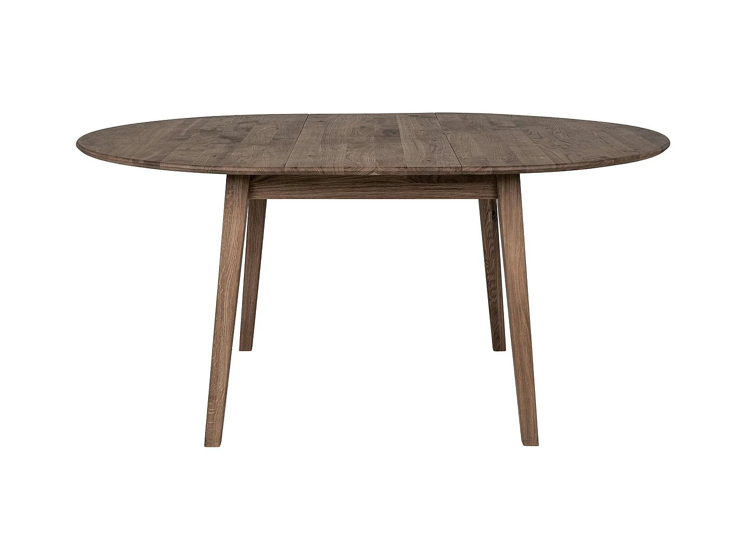 Table extensible ronde en bois brun 118-158 cm SAVONE