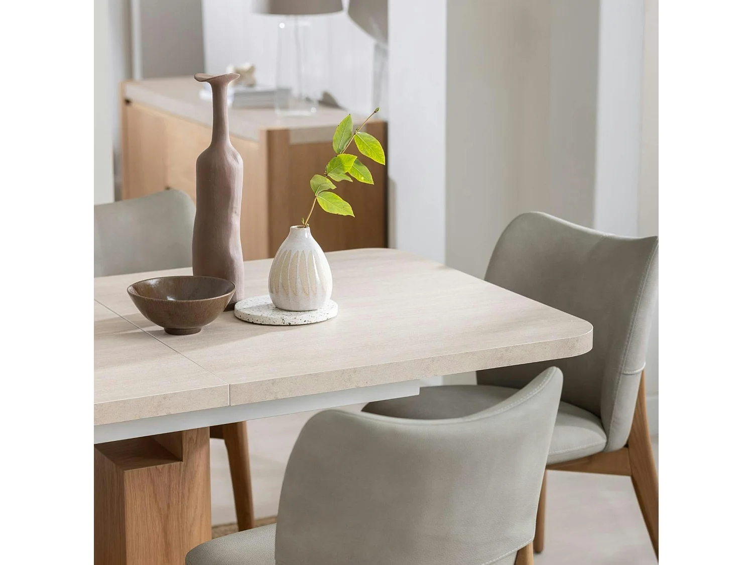 Table à manger moderne extensible 160-200 cm TREVI