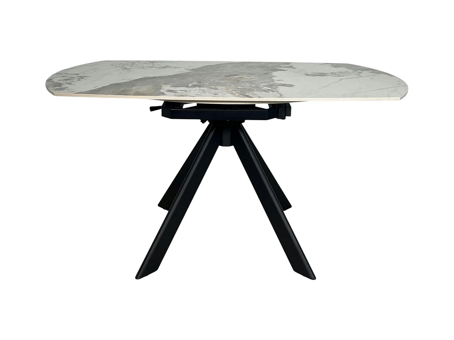 Table céramique extensible - pied central 150 cm LOMBARDIE