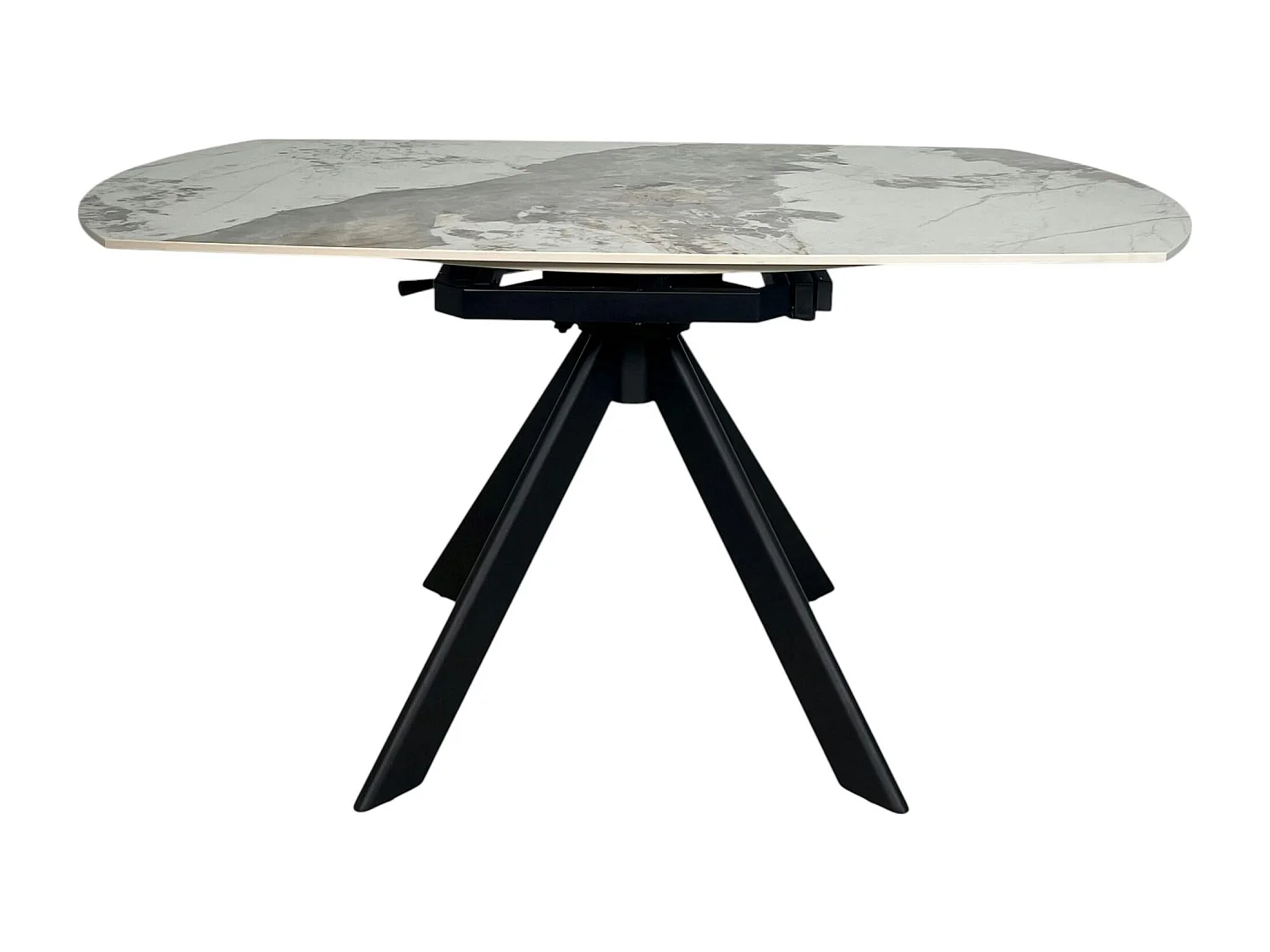 Table céramique extensible - pied central 150 cm LOMBARDIE