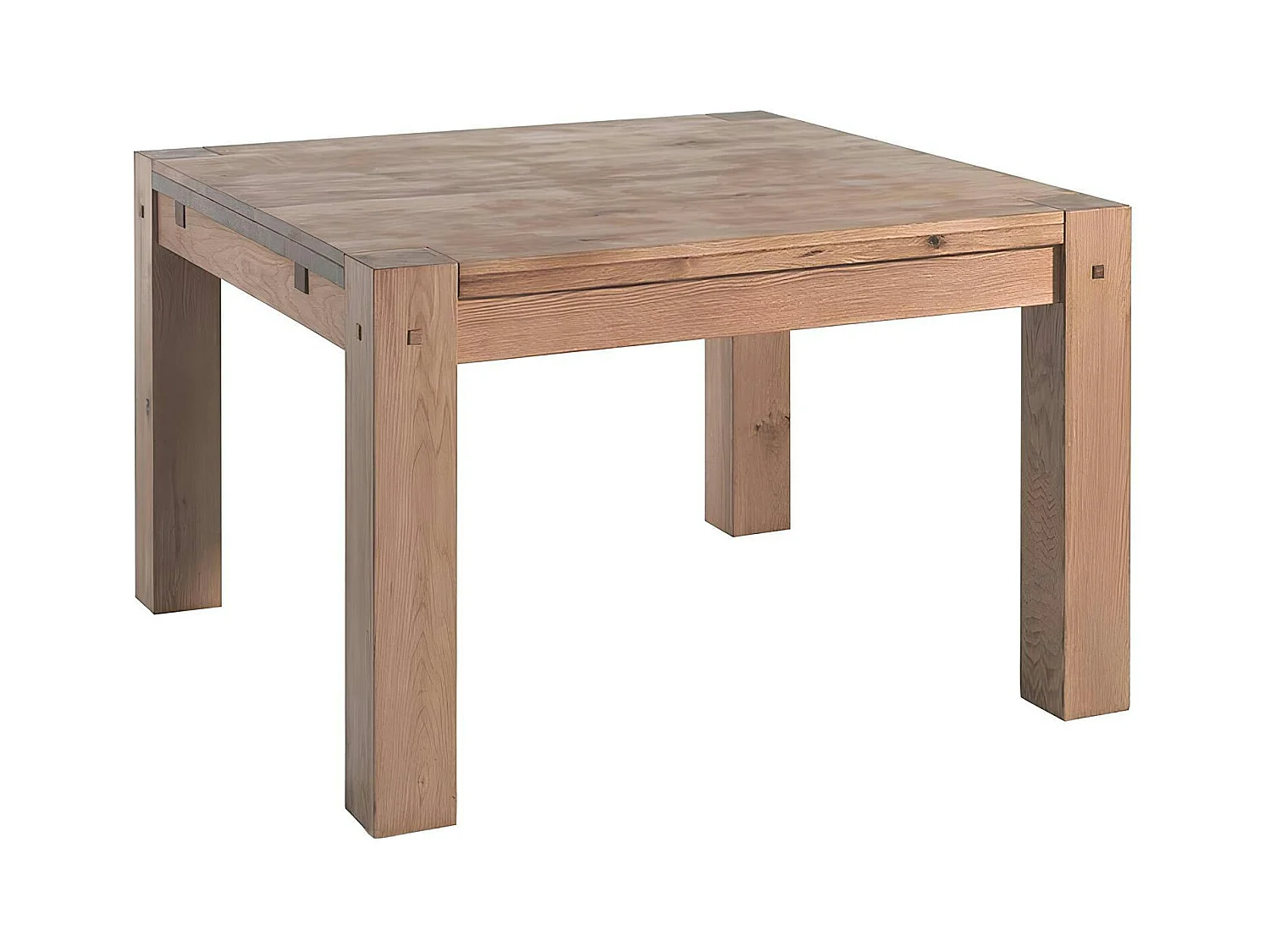 Table carrée salle à manger bois massif 120 FJORD