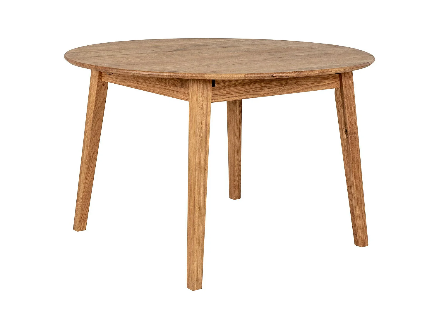 Table extensible ronde en bois clair 118-158 cm SAVONE