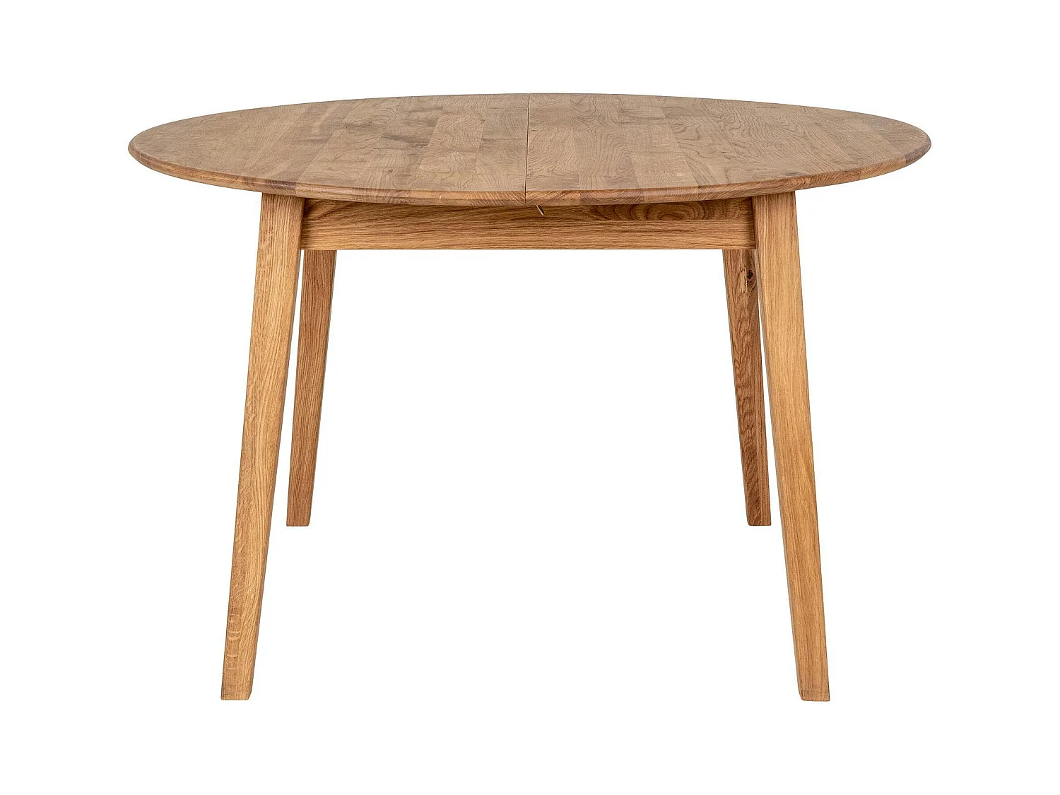 Table extensible ronde en bois clair 118-158 cm SAVONE