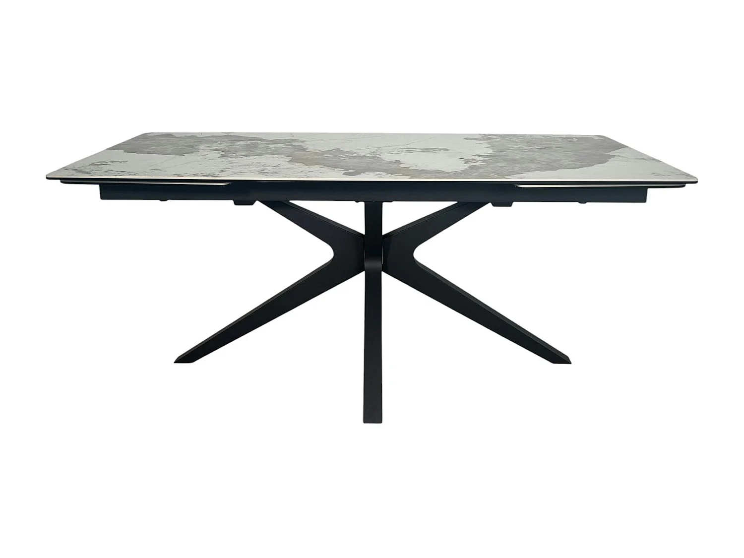 Table céramique extensible effet marbré 180-280 cm LOMBARDIE