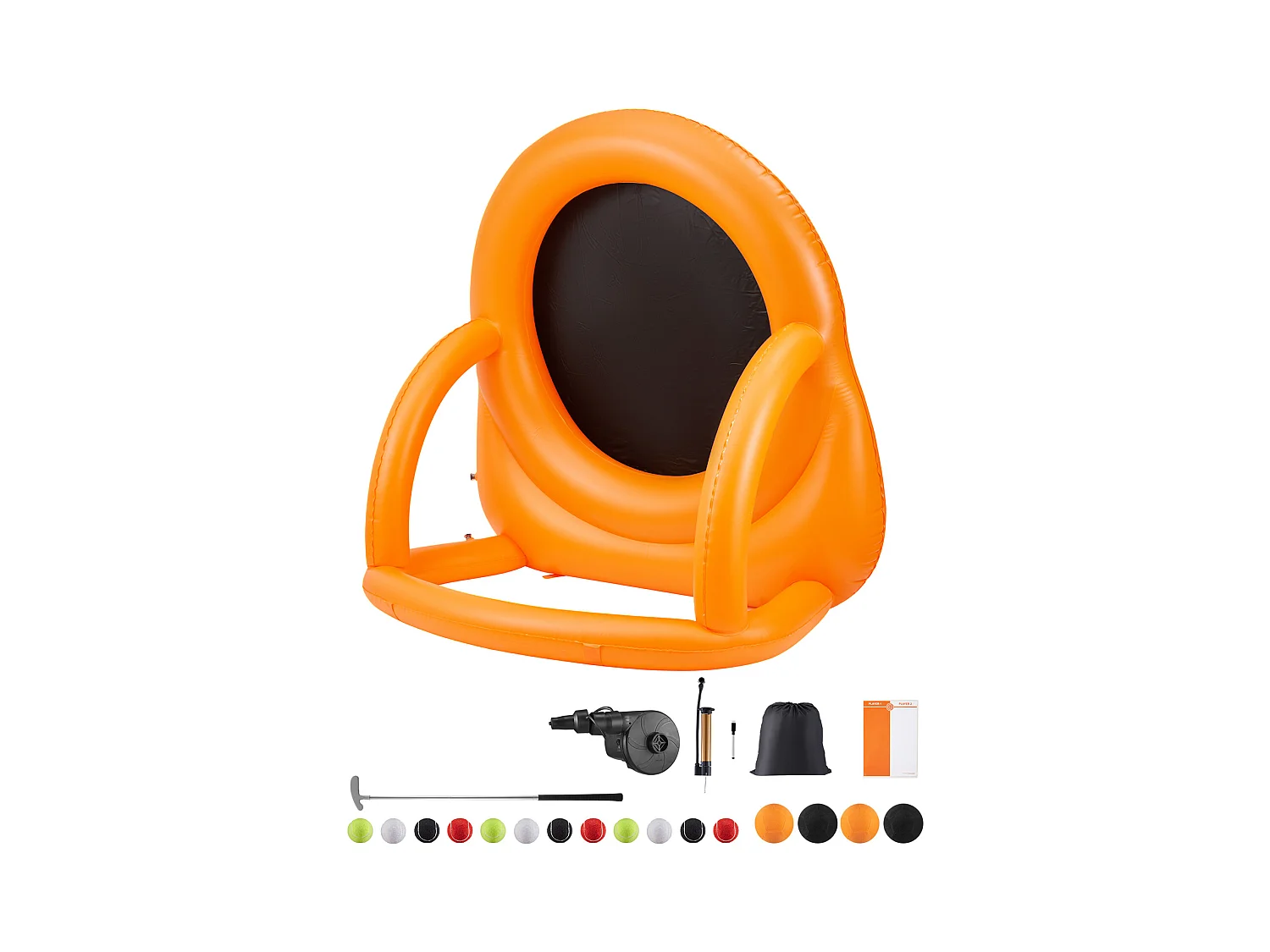 Jogo de Flechas Gigante SucceBuy, Alvo de Futebol Inflável 2 m com Bolas e Bombas