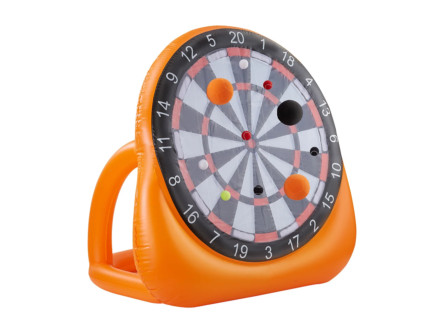 Juego de Flechas Gigante SucceBuy, Objetivo de Fútbol Hinchable 2 m con Pelotas y Bombas