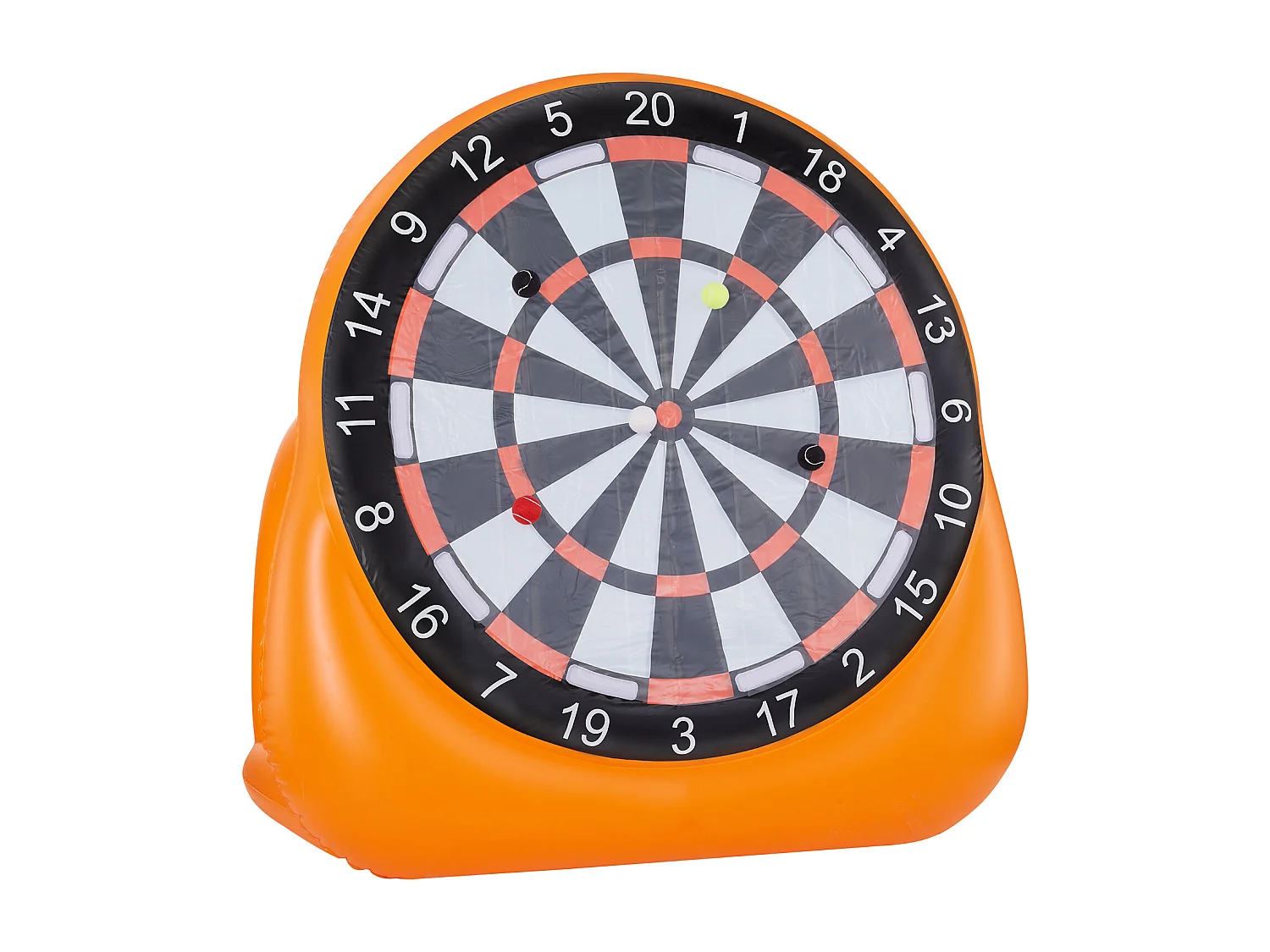 Juego de Flechas Gigante SucceBuy, Objetivo de Fútbol Hinchable 2 m con Pelotas y Bombas