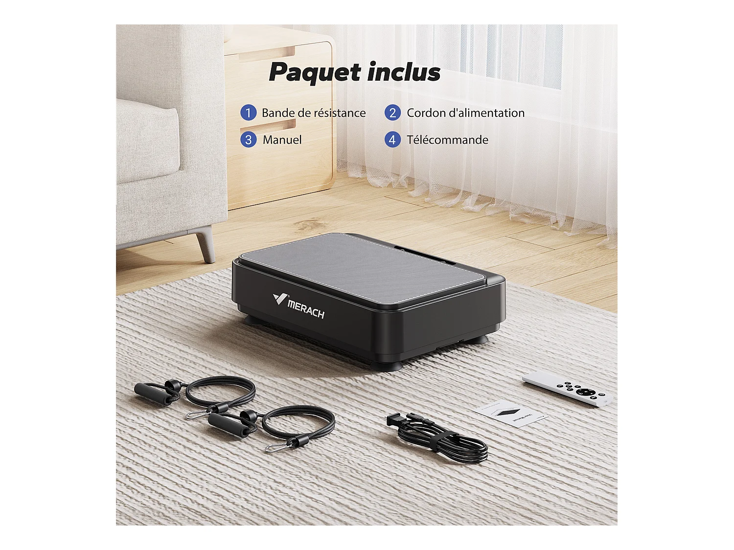 Mini Vibrationsplatte – 9 Programme, 1–99 Intensitätsstufen, 150W leiser Motor, Fitnessgerät für Zuhause, zum Abnehmen & Bodyforming