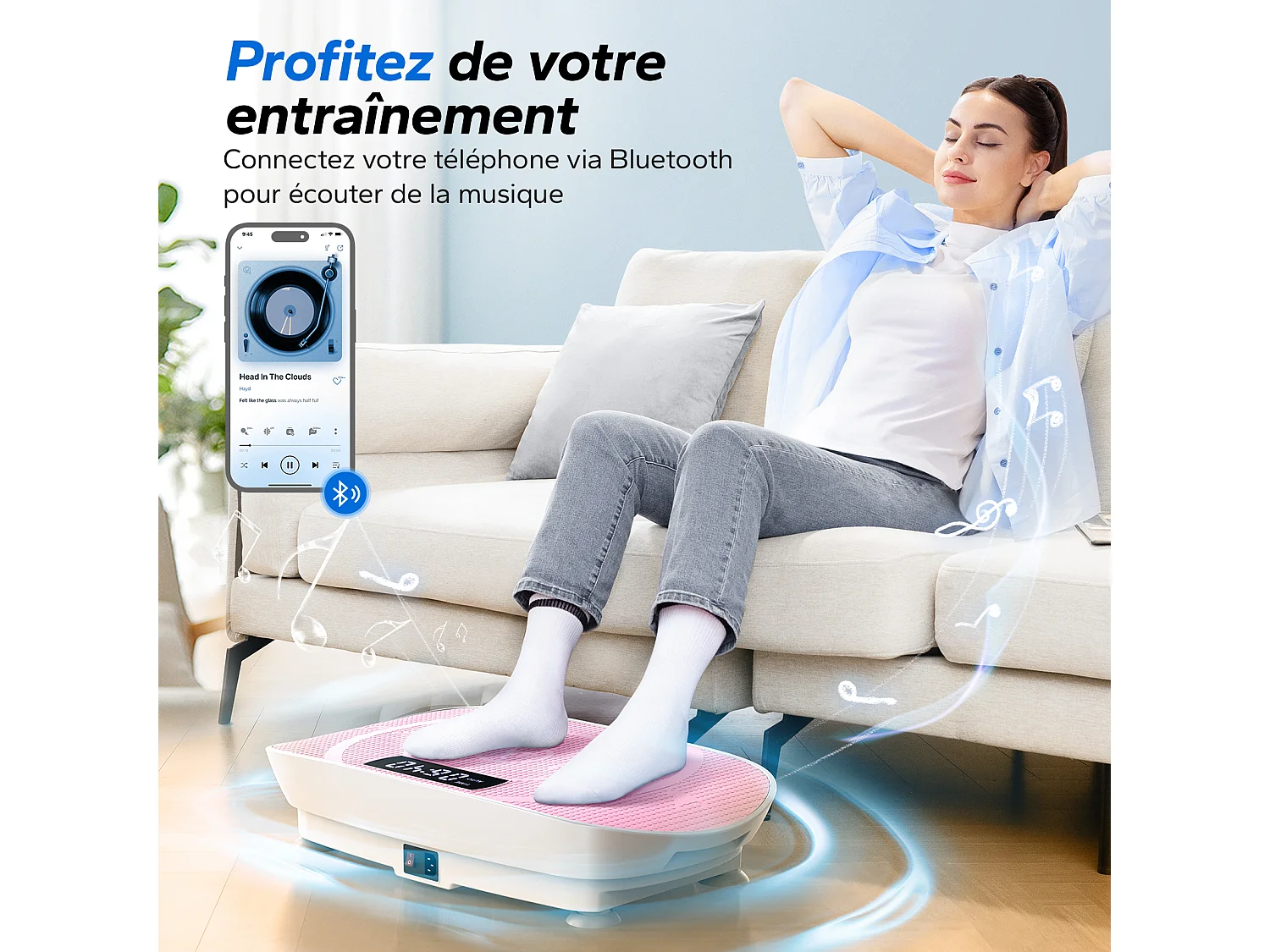 Plataforma vibratoria fitness MERACH mini, rosa, 11 niveles, mando a distancia, pantalla LED, motor silencioso, compacta, 150 kg, maquina de adelgazar