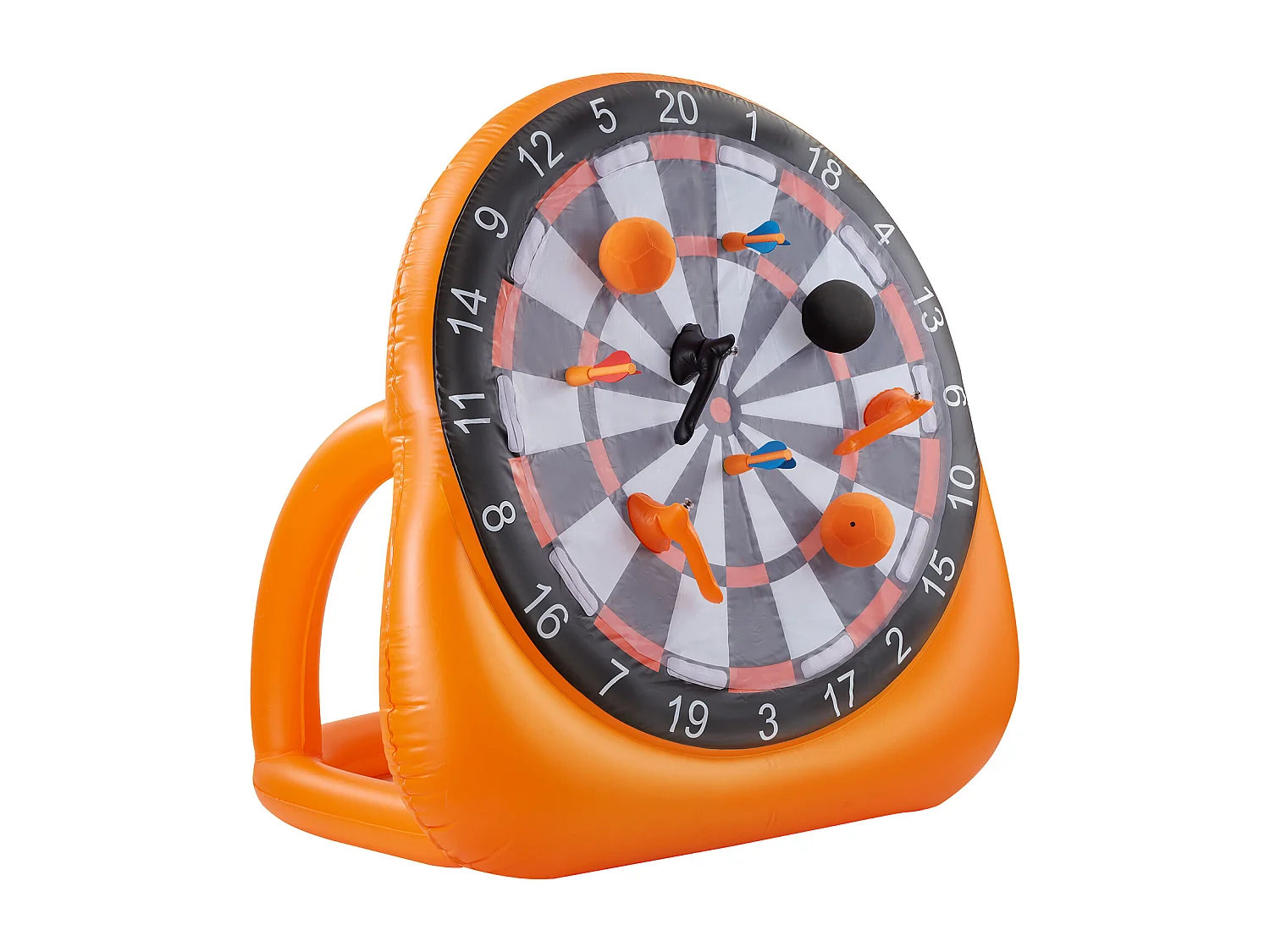 Gioco di Dardi Gigante SucceBuy, Bersaglio Calcistico Gonfiabile 2 m per Giochi all'Aperto