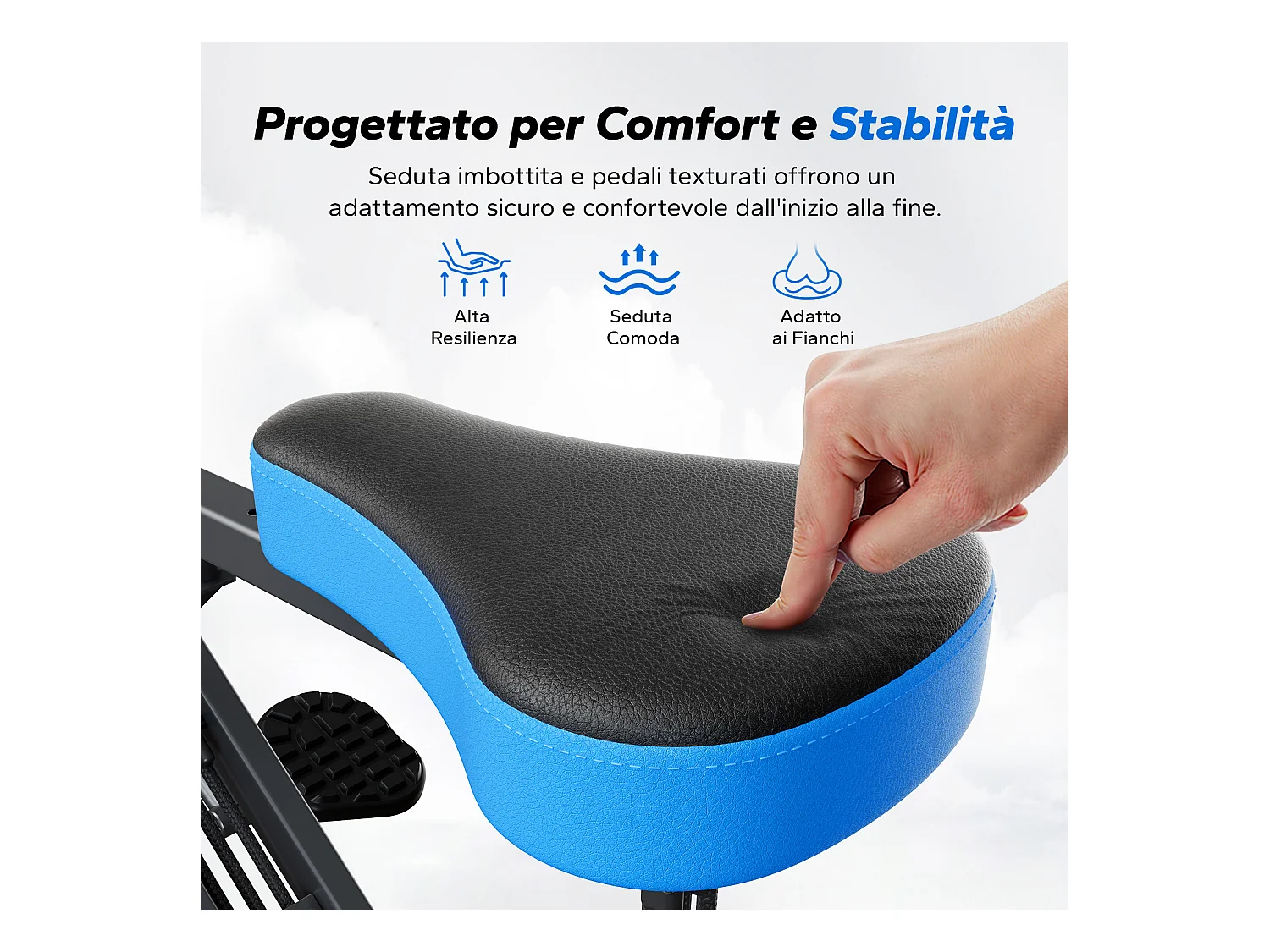 Appareil de Fitness MERACH, Type Équitation, Résistance Réglable, Pliable, 160 kg, Écran LCD, Pour Abdos/Jambes/Dos, Gris