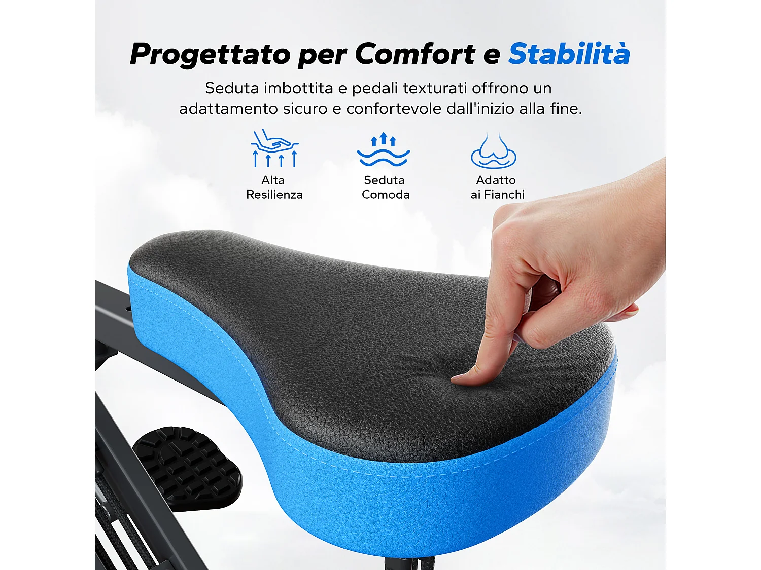 Appareil de Fitness MERACH, Type Équitation, Résistance Réglable, Pliable, 160 kg, Écran LCD, Pour Abdos/Jambes/Dos, Gris