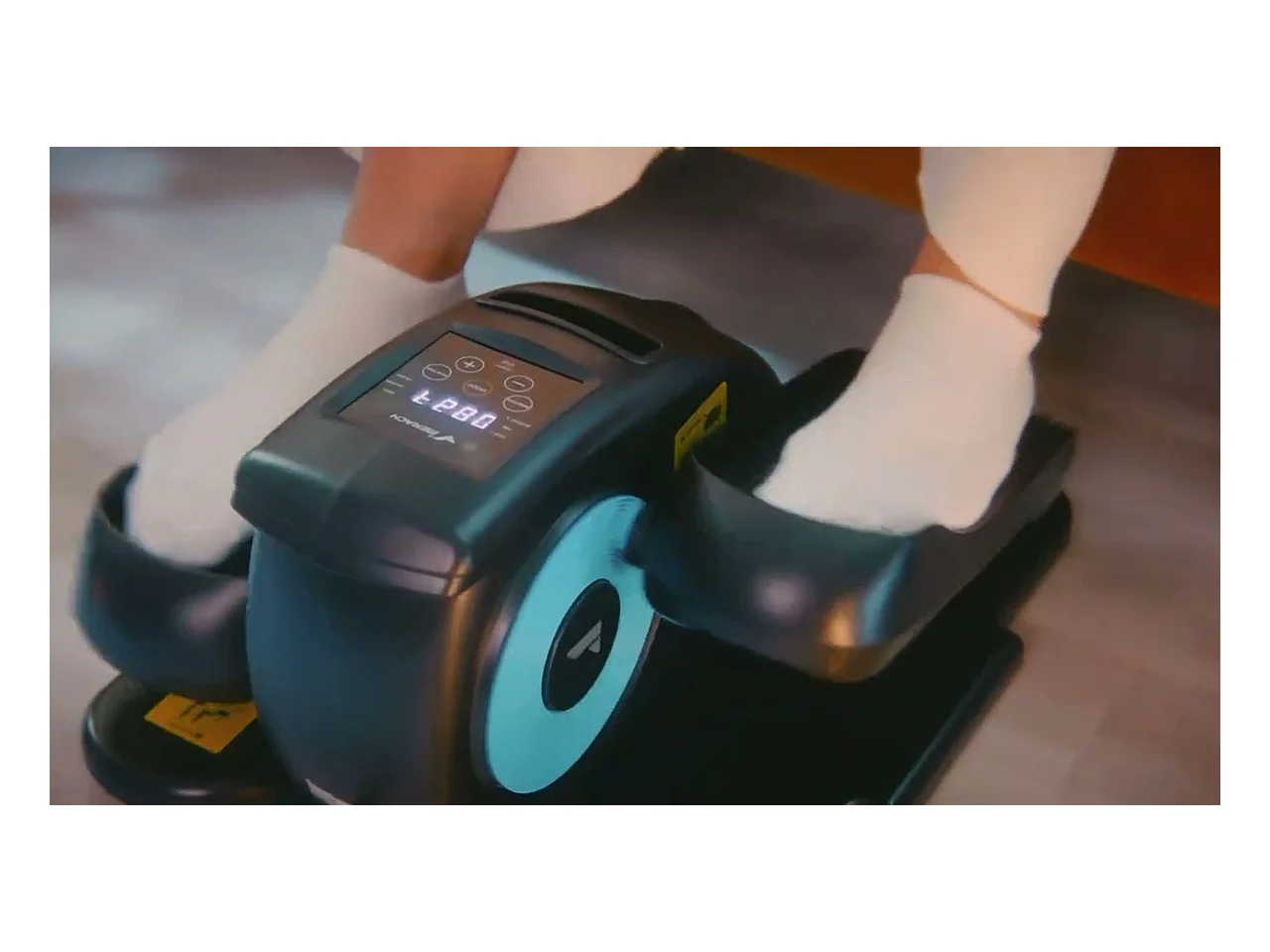 Mini Vélo Elliptique Électrique Pour Bureau & Maison Merach - Télécommande, Écran LCD, 12 Vitesses, Tapis Antidérapant