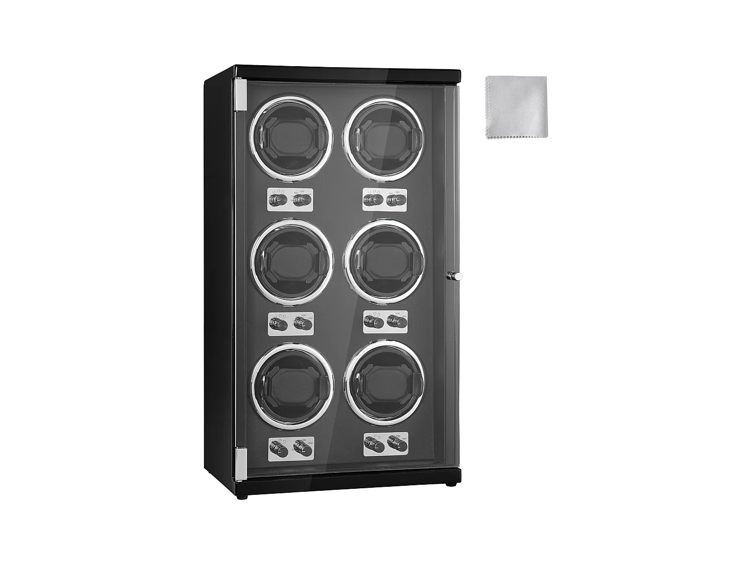 Automatikuhr-Winder SucceBuy, für 6 Automatikuhren mit 6 Japanischen Motoren Leise