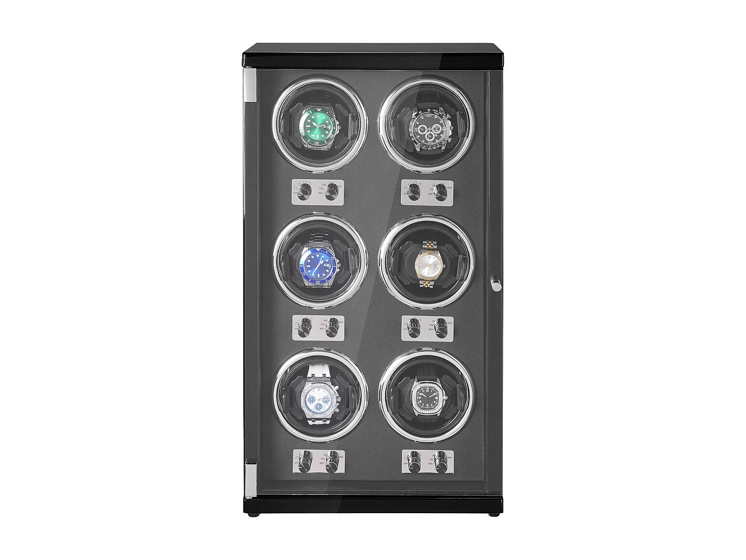 Remontoir Montre Automatique SucceBuy, pour 6 Montres Automatiques avec 6 Moteurs Japonais Silencieux