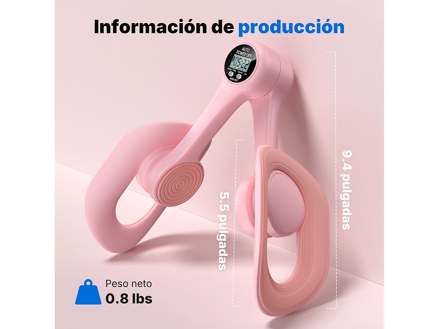 Ejercitador de muslos Merach, ángulo ajustable de 360°, dispositivo individual para fortalecer la pelvis de las mujeres, muslos internos, portátil