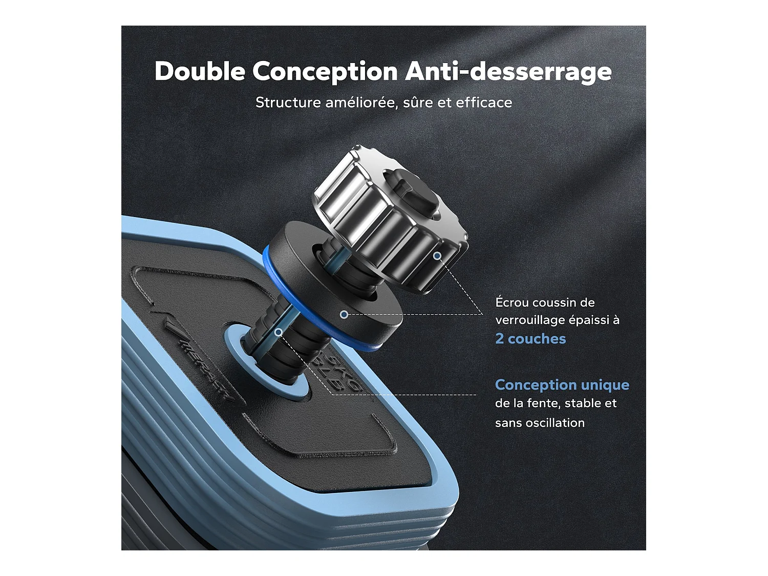 Set Haltères 30 kg MERACH, Multi-usage avec barre, poignées ergonomiques, plaques stables, revêtement silencieux en caoutchouc