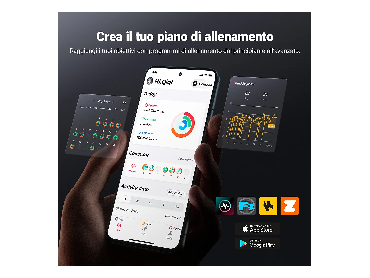 Vélo d'appartement MERACH, résistance magnétique 16 niveaux, lnclinaison de 6% vers le haut et le bas, écran LED, Bluetooth, APP compatible, 160kg