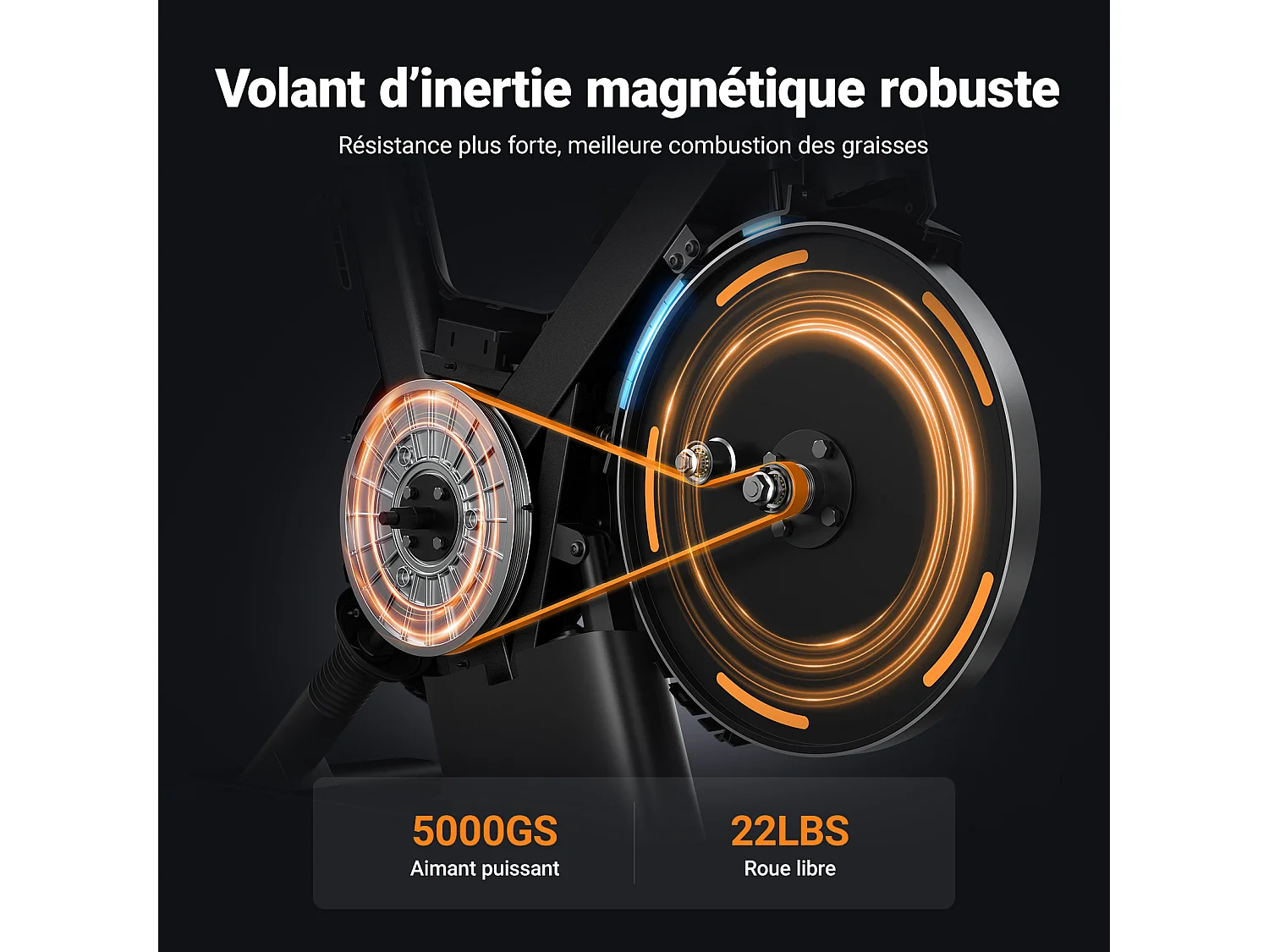 Cyclette MERACH, resistenza magnetica 16 livelli, inclinazione 6% su/giù, schermo LED, Bluetooth, app compatibile, 160 kg