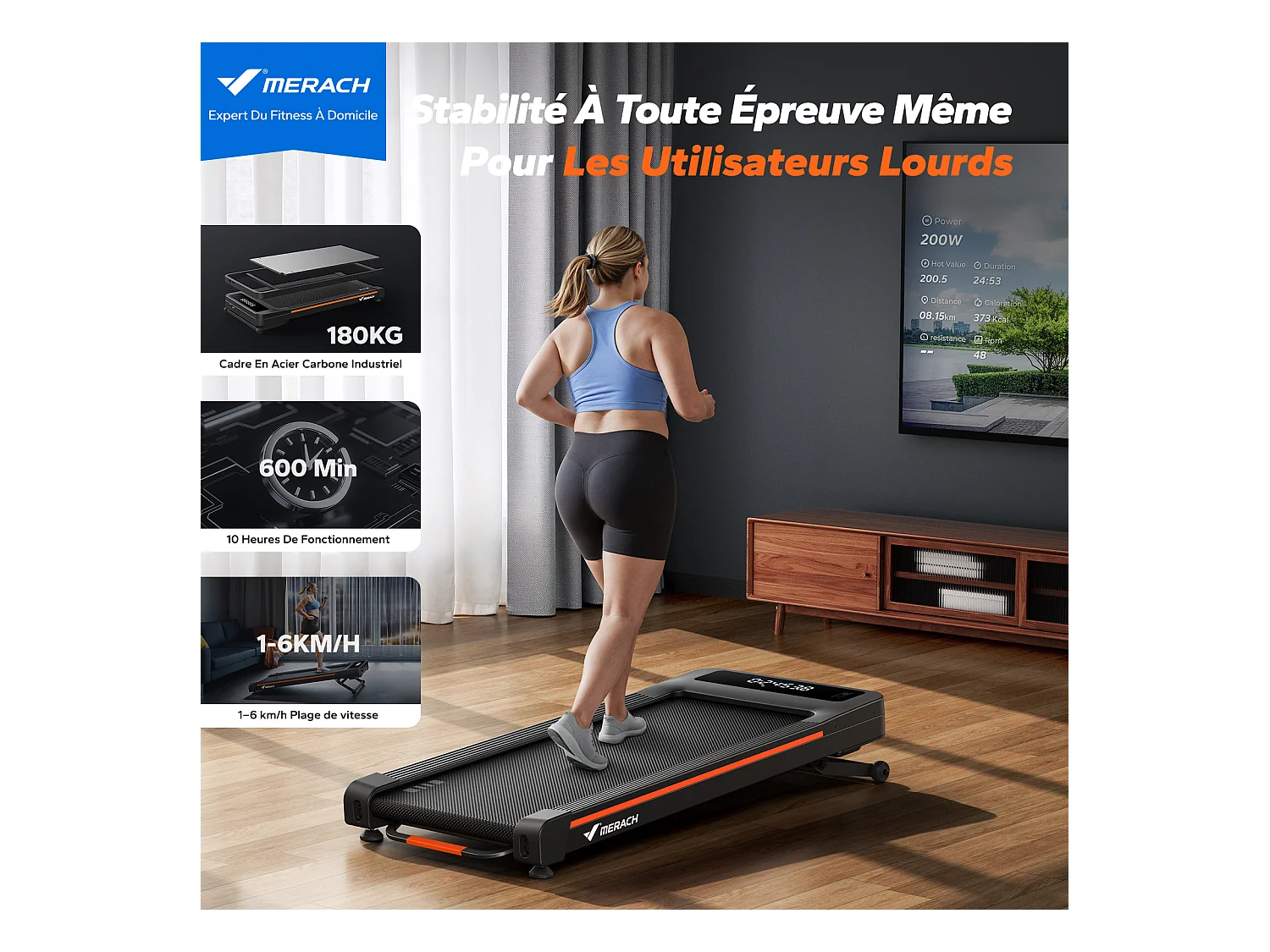 Leises Laufband bis 180 kg – 3,5 PS bürstenlos, 12 % Steigung, 95 % vormontiert, LED-Display, App & Fernbedienung, Dämpfungssystem, für Zuhause & Büro