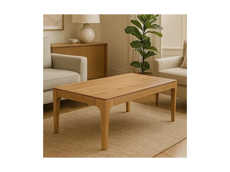 Ława dębowa 120x60 Creativ z litego drewna