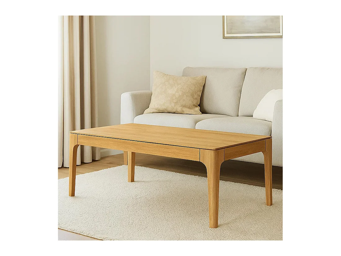 Ława dębowa 120x60 Creativ z litego drewna